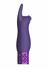 Load image into Gallery viewer, Royal Gems Elegance Purple Rechargeable Silicone Bullet
