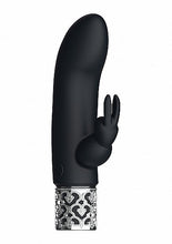Load image into Gallery viewer, Royal Gems Dazzling Black Rechargeable Silicone Bullet
