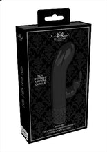 Load image into Gallery viewer, Royal Gems Dazzling Black Rechargeable Silicone Bullet
