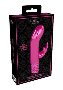 Royal Gems Dazzling Pink Rechargeable Silicone Bullet