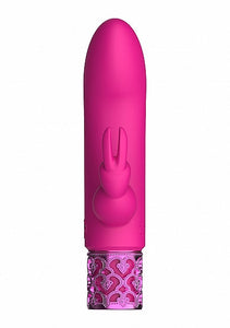 Royal Gems Dazzling Pink Rechargeable Silicone Bullet