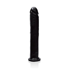 Load image into Gallery viewer, Cock W/suction Black 10in
