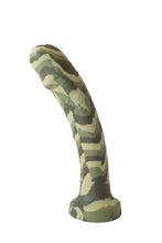 Load image into Gallery viewer, Major Dick Commando 7.25 Uncut Green Camo Dong &quot;
