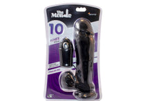 Load image into Gallery viewer, Thick Cock W Balls W/egg 10 Black &quot;

