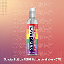 Load image into Gallery viewer, Swiss Navy Pride Lube Silicone 4oz

