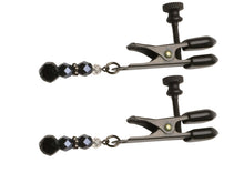 Load image into Gallery viewer, Clamp Black Broad Tip W/beads
