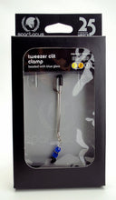 Load image into Gallery viewer, Tweezer Clit Clamp W/blue Beads
