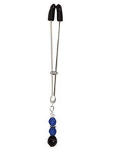 Load image into Gallery viewer, Tweezer Clit Clamp W/blue Beads
