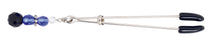 Load image into Gallery viewer, Tweezer Clit Clamp W/blue Beads
