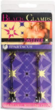 Load image into Gallery viewer, Black Tweezer Clamp W/link Chain
