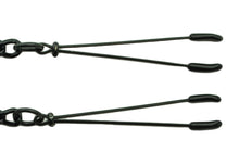 Load image into Gallery viewer, Black Tweezer Clamp W/link Chain
