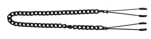 Black Tweezer Clamp W/link Chain
