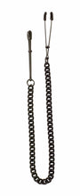 Load image into Gallery viewer, Black Tweezer Clamp W/link Chain
