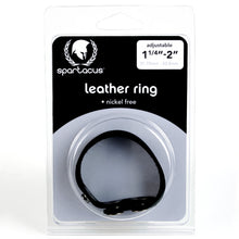 Load image into Gallery viewer, Nickel Free Leather Cock Ring
