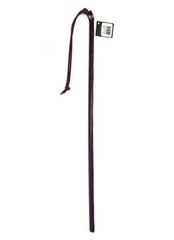 24in Leather Wrapped Cane Burgundy