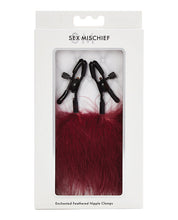 Load image into Gallery viewer, Sex &amp; Mischief Enchanted Feather Nipple Clamps
