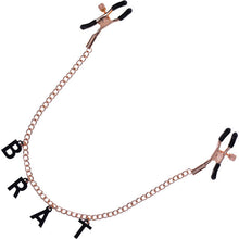Load image into Gallery viewer, Sex &amp; Mischief Brat Charmed Nipple Clamps
