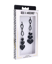 Load image into Gallery viewer, Sex &amp; Mischief Heart Nipple Clamps
