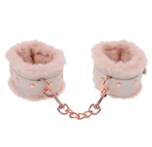 Load image into Gallery viewer, Peaches N Creame Fur Handcuffs
