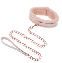 Load image into Gallery viewer, Peaches N Creame Fur Collar &amp; Leash
