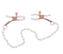 Load image into Gallery viewer, Peaches N Creame Pearl Nipple Clamps
