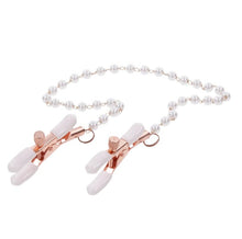 Load image into Gallery viewer, Peaches N Creame Pearl Nipple Clamps
