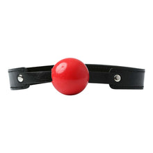 Load image into Gallery viewer, Sex &amp; Mischief Solid Red Ball Gag
