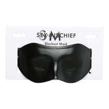 Load image into Gallery viewer, Sex &amp; Mischief Blackout Mask
