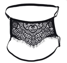 Load image into Gallery viewer, Lace Veiled Vision Blindfold
