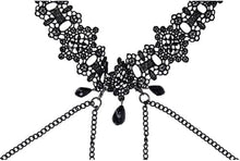 Load image into Gallery viewer, Lace Collar W/ Nipple Ties
