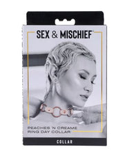 Load image into Gallery viewer, Peaches N Creame Ring Day Collar
