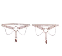 Load image into Gallery viewer, Peaches N Creame Pearl Garters

