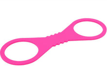 Load image into Gallery viewer, Sex &amp; Mischief Hot Pink Large Silicone Cuffs
