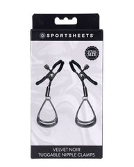 Velvet Noir Tuggable Nipple Clamps