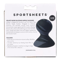 Load image into Gallery viewer, Velvet Noir Silicone Nipple Suckers
