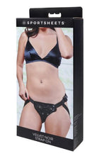 Load image into Gallery viewer, Velvet Noir Strap On

