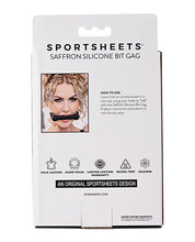 Load image into Gallery viewer, Saffron Silicone Bit Gag
