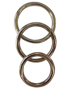 Seamless Metal O Ring 3 Pack 1.5/ 1.75" / 2" "