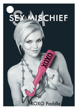 Load image into Gallery viewer, Sex &amp; Mischief Blush Xoxo Pink/black Paddle
