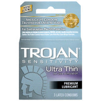 Load image into Gallery viewer, Trojan Ultra Thin Lube 3pk
