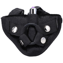 Load image into Gallery viewer, Velvet Vibrating Harness Onyx
