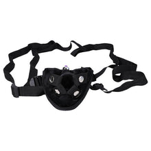 Load image into Gallery viewer, Velvet Vibrating Harness Onyx
