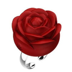 Fiore Rose Ring Red