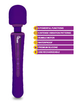 Load image into Gallery viewer, Viben Obsession Intense Wand Large Massager Violet
