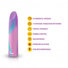 Load image into Gallery viewer, Fixation Unicorn Powerful Lipstick Bullet Vibe
