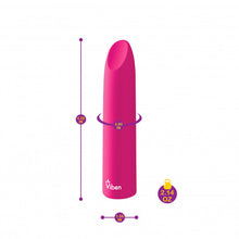 Load image into Gallery viewer, Fixation Hot Pink Powerful Lipstick Bullet Vibe
