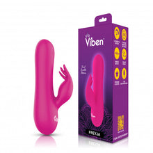 Load image into Gallery viewer, Freyja Hot Pink Intense Mini Rabbit Vibe
