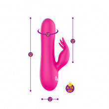 Load image into Gallery viewer, Freyja Hot Pink Intense Mini Rabbit Vibe
