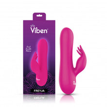 Load image into Gallery viewer, Freyja Hot Pink Intense Mini Rabbit Vibe
