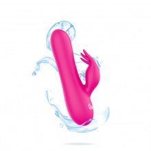 Load image into Gallery viewer, Freyja Hot Pink Intense Mini Rabbit Vibe

